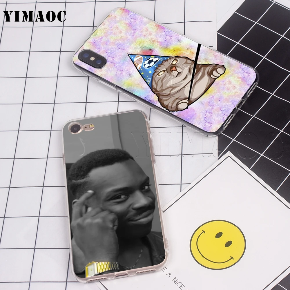 YIMAOC Zhdun Wooing Meme Soft Silicone Case for iPhone 11 Pro XS Max XR X 8 7 6 6S Plus 5 5s se | Мобильные телефоны и