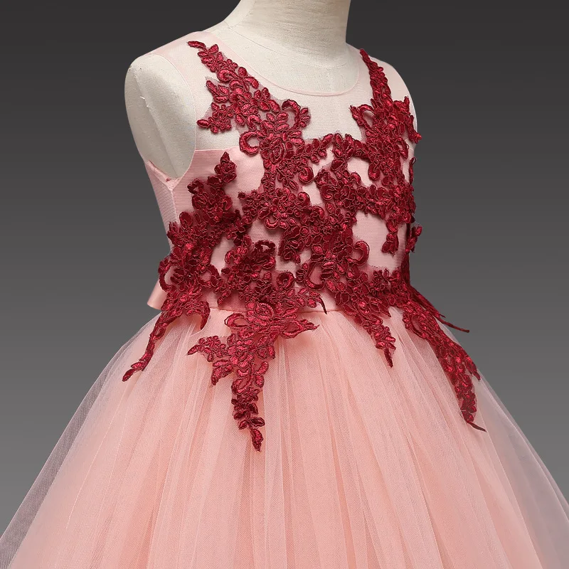 Платье принцессы для девочек кружевное платье вечерние платья дня рождения