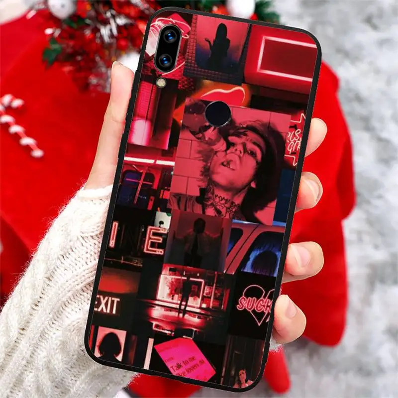 

Lil Peep America rapper singer Phone Case For Xiaomi Redmi note 7 8 9 t k30 max3 9 s 10 pro lite