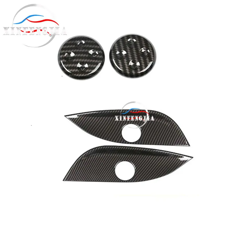 

For Mercedes-Benz C E GLC Class X253 W213 W205 15-19 Carbon Fiber Color Seat Adjust Switch Button Panel Cover Trim