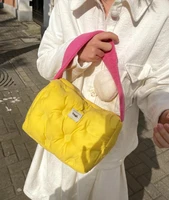 casual brand shoulder bag women down jacket tote fashion square small handbags luxury womens new shopper underarm bags 2021
