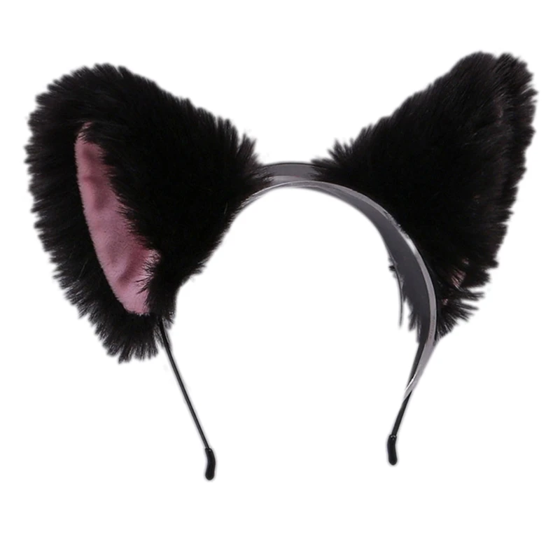 

Women Anime Furry Animal Kitty Cat Ears Headband Kawaii Lolita Cosplay Hair Hoop