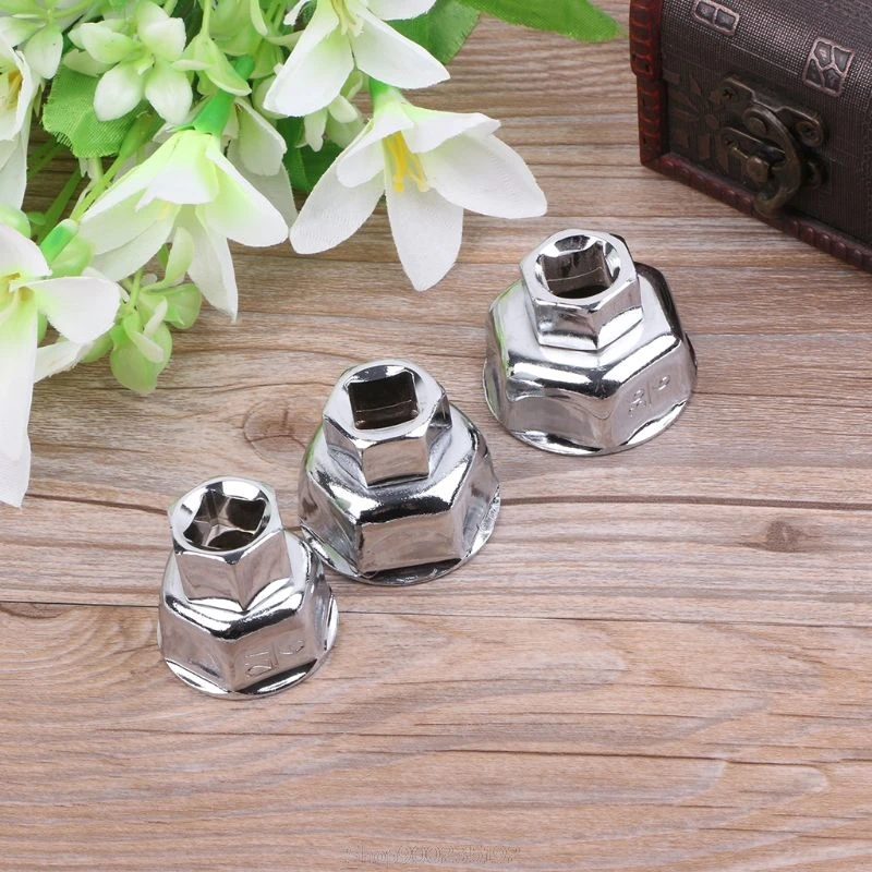 

1/2\" Drive Car Oil Filter Wrench Cap Housing Removal Engine Tool 6 Flutes 27/32/36mm Au 20 Dropship