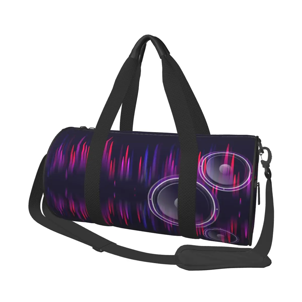

Travel Bag Music Speakers Neon Style Portable Leisure Fitness Bag Business Travel Bag Light Travel Luggage Bag