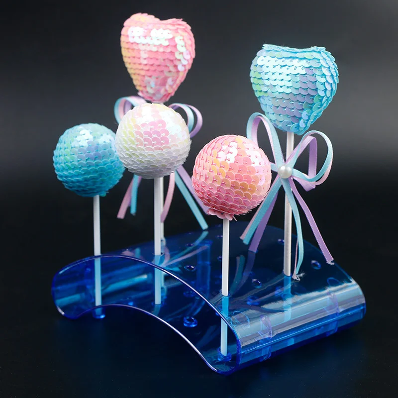 

1 Piece Of 20-hole Cake Lollipop Display Stand Cake Candy Display Stand Stand Lollipop Support Cake Children’s Kitchen Display T