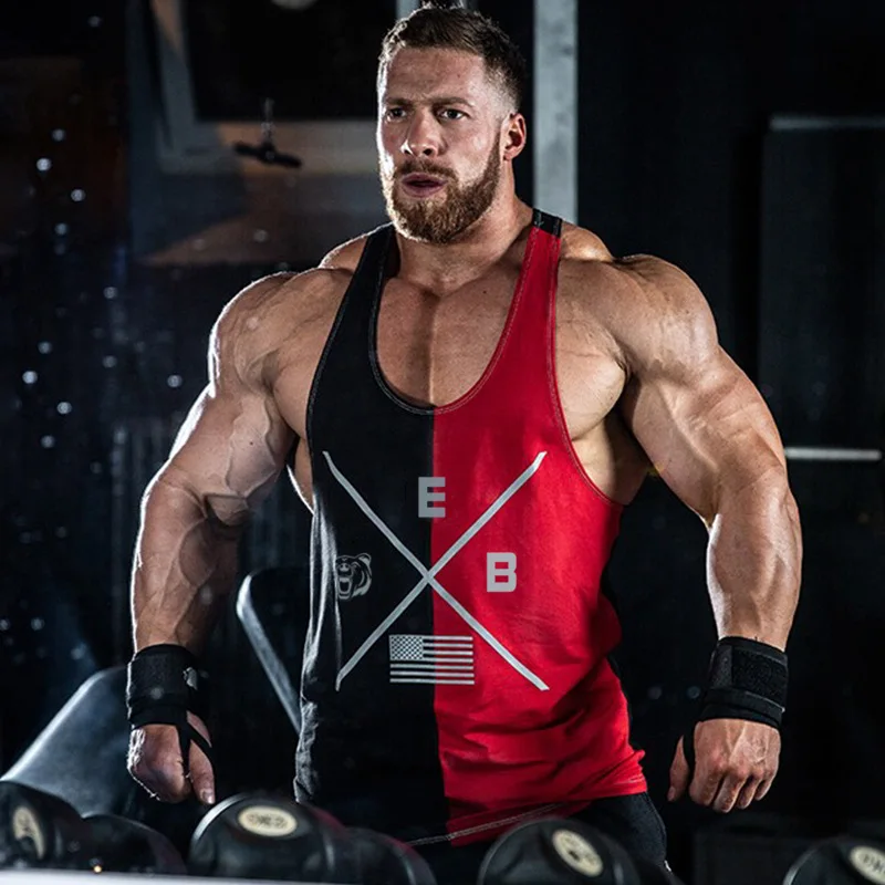 

Летний спортивный жилет в европейском и американском стиле для фитнеса на открытом воздухе, мужской тренировочный жилет для баскетбола и г...