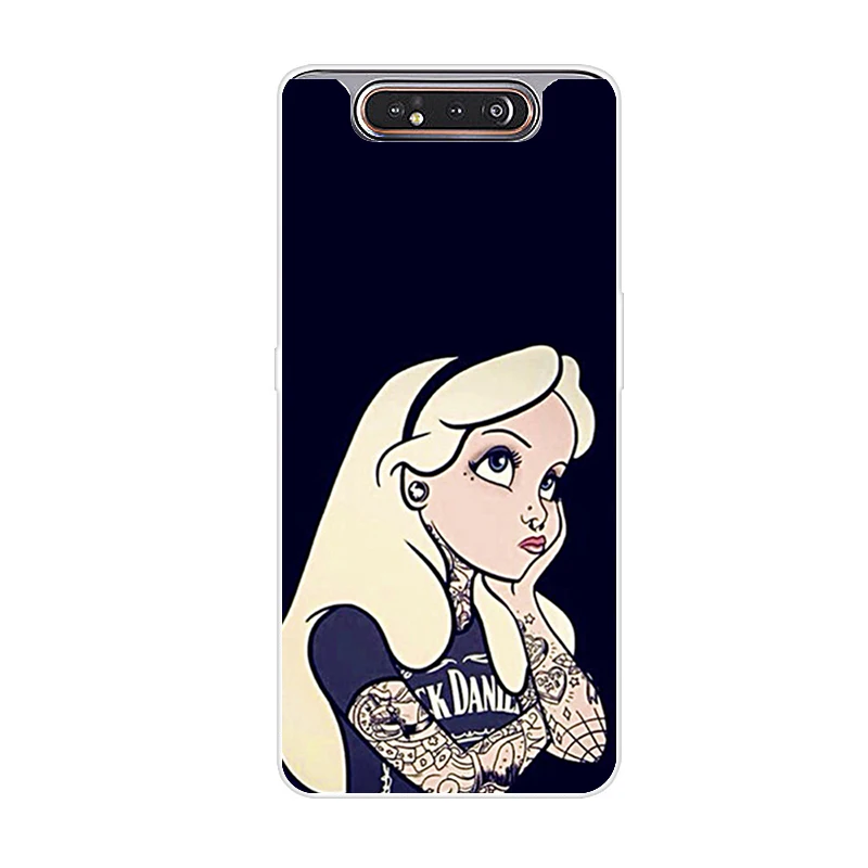 Чехол для телефона для samsung Galaxy A80 чехол силиконовые в форме цветка окрашенные мягкая накладка на заднюю панель из ТПУ чехол для samsung A80 80 чехол модные Coque