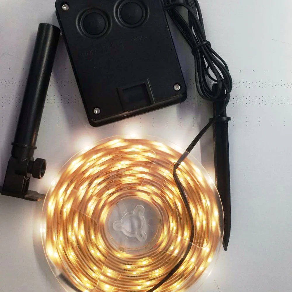 Светодиодный светильник на солнечной энергии 5 м RGB 90 светодиодов 2835 SMD