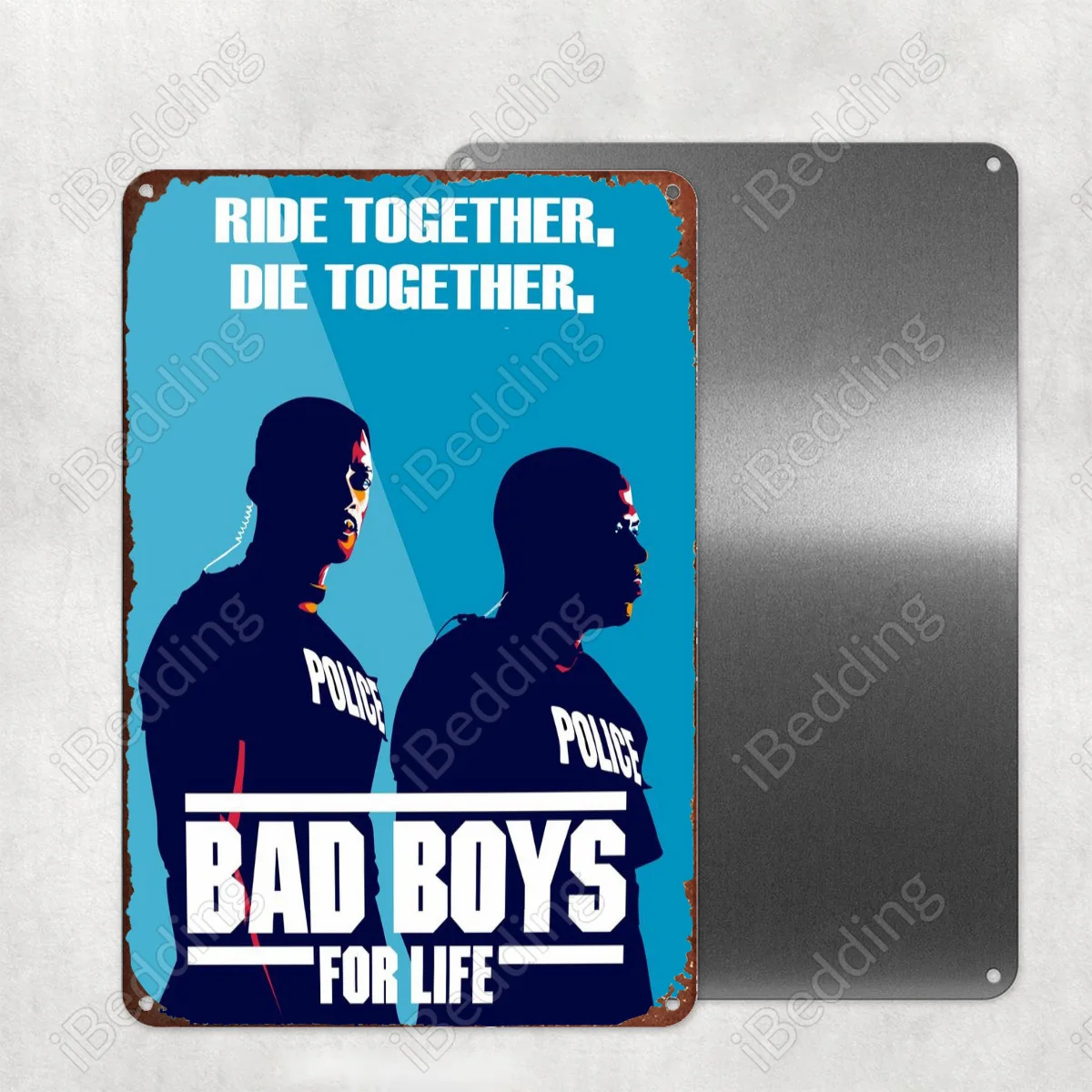 

Старинные металлические знаки Bad boys for life, 20 х0 см, под заказ, номерные знаки, ретро-табличка, железная живопись, домашний декор