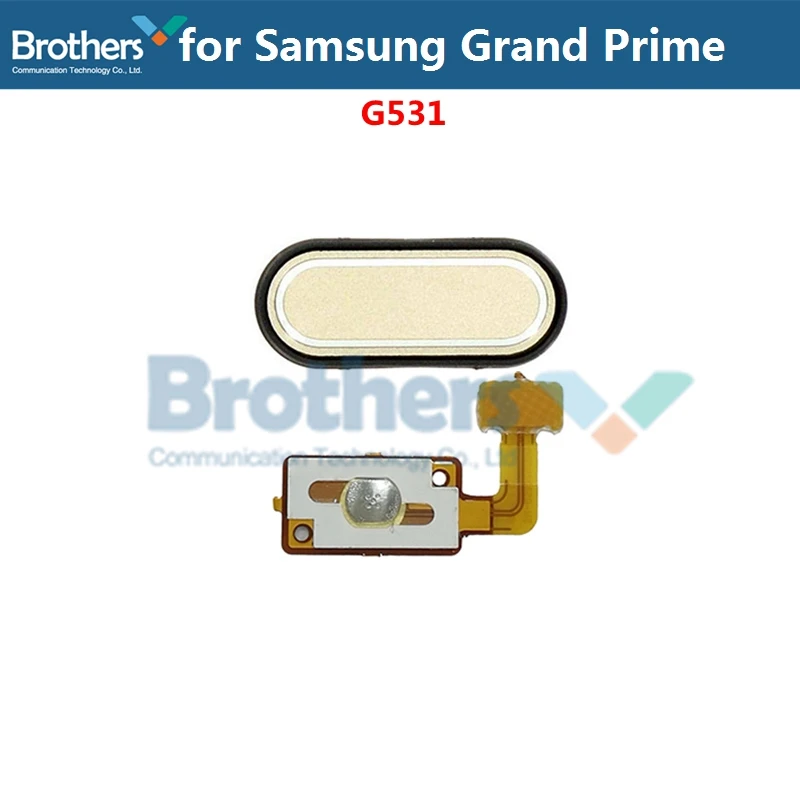 Домашний гибкий кабель для samsung Grand Prime G530 G531 SM-G530 G530H G531H G531F домашняя кнопка гибкий кабель для телефона запасная часть - Цвет: G531Gold ButtonFlex