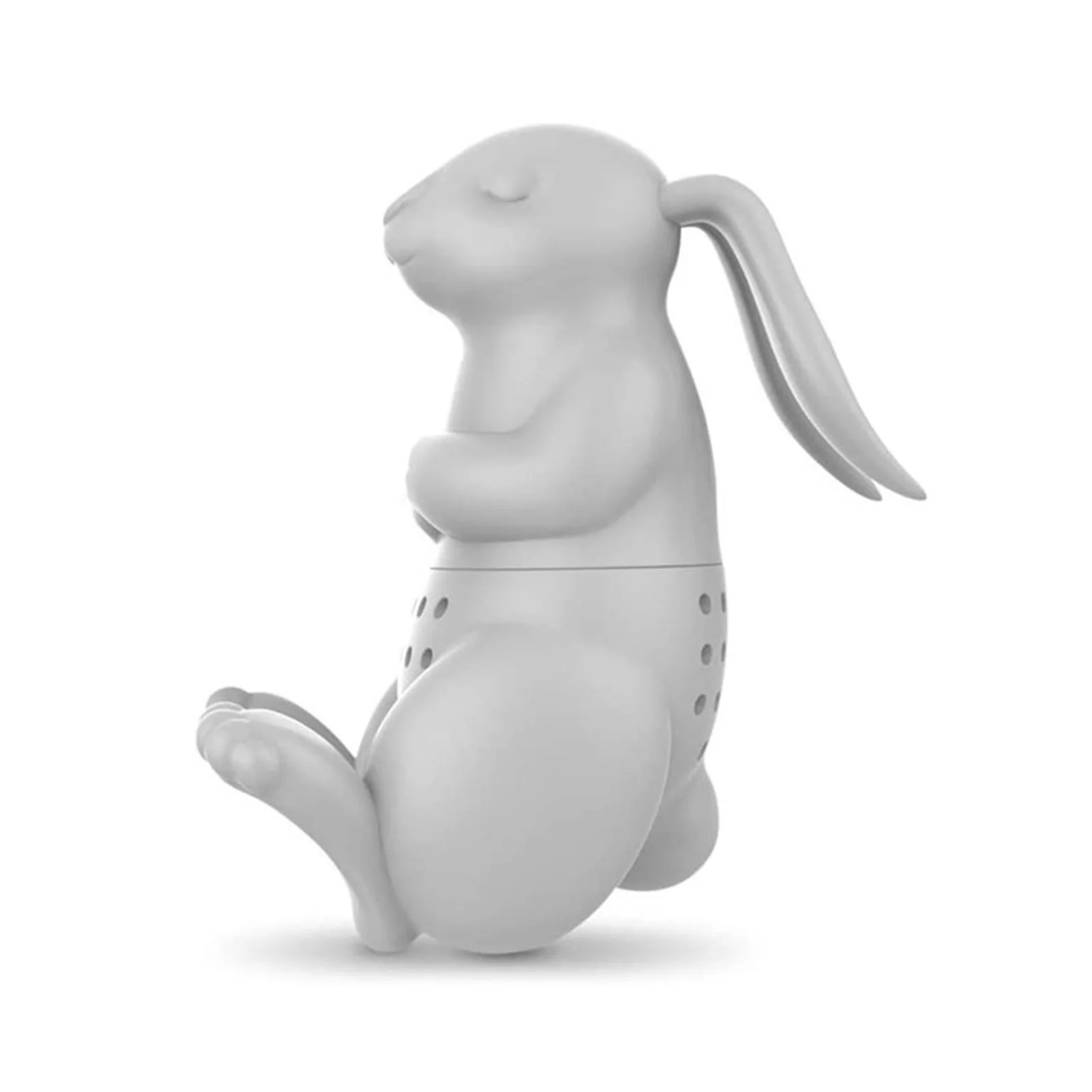 Silicone Tea Strainer Interesting Life Partner Cute Rabbit Teapot Filter Strainer Silicone Tea Maker Bunny Tea Infuser Feasible