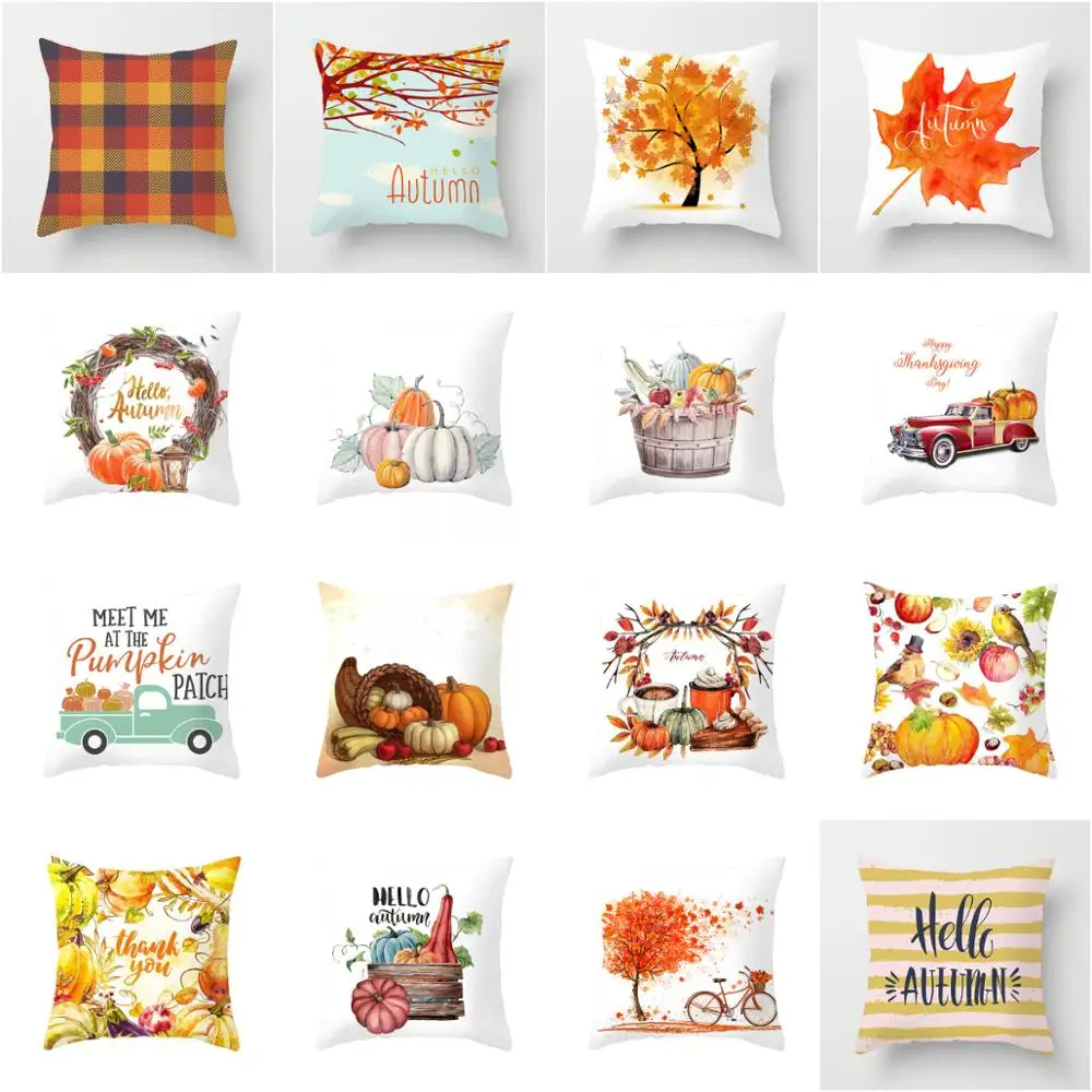 ZENGIA осень Декоративные Чехлы для подушек подушки дивана полиэстер Подушка с