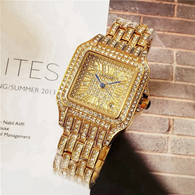 

Luxury Brand Business Men's Delicate women Watch Waterproof Chronograph Quartz Stop Watch With Stainless steel 33