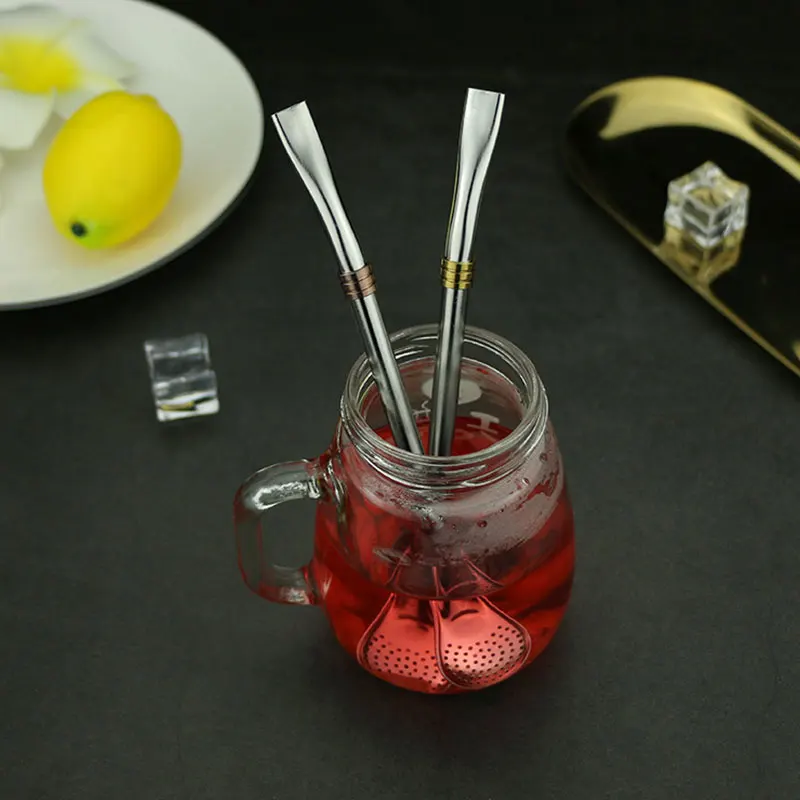 Соломинки питьевые из нержавеющей стали 1 шт.|Соломинки для питья| |