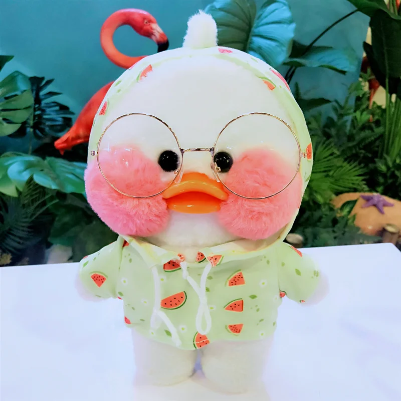 Happy Monkey Новые милые плюшевые игрушки куклы Kawaii мультфильм мягкая плюшевая утка кукла подарок на день рождения игрушка для детей девочек взрослых
