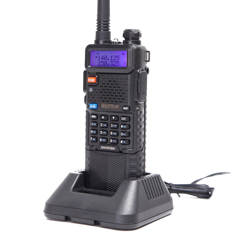 Рация BaoFeng UV 5R трехдиапазонная 8 Вт Вт/4 Вт/1 VHF/UHF 2 шт. аккумулятор 3800 мАч|Рации| |