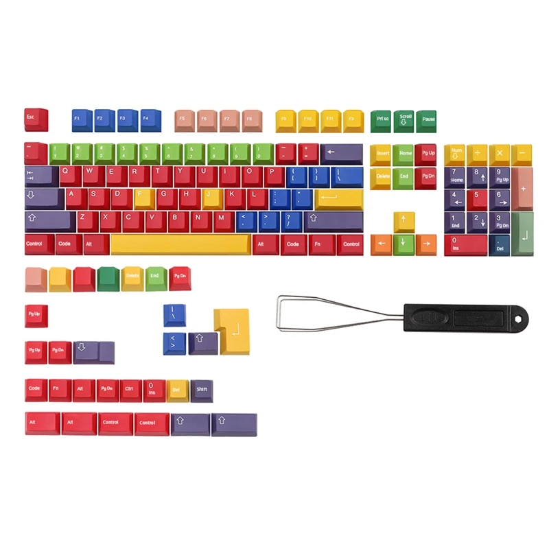 

HANDARBEIT R2 Keycap Cherry Profile Dye Subb Pbt Keycaps for Gk61/64/68/84/87/96/980/104/108 Mechanical Keyboard Key Cap