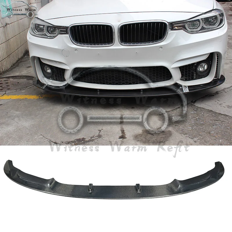 Автомобильный передний бампер из углеродного волокна спойлер губа