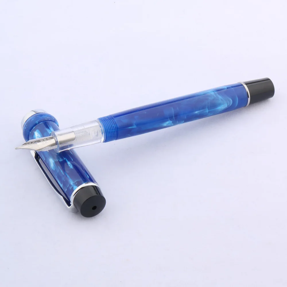 Ручка перьевая чернильная из прозрачного пластика|plastic fountain pen|black penfountain pen transparent