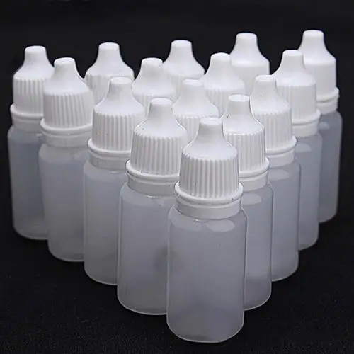 

5 Pcs Durable 5/10ml/15/ml/20ml/30ml/50ml/100ml Empty Plastic Squeezable Dropper Bottles Eye Liquid Dropper Refillable Bottle