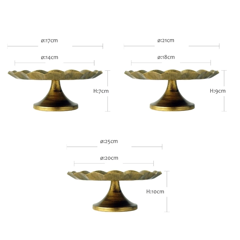 

Vintage Dessert Tray Table Cupcake Stand Serving Platter Cake Biscuits Display Wedding Party Decoration