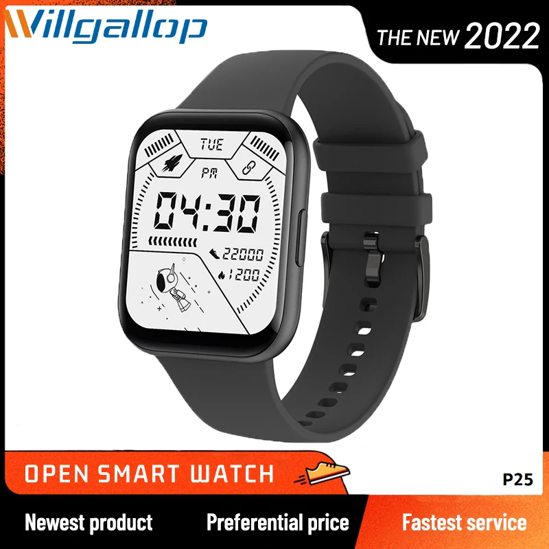 Willgallop New P25 Men Sports Smartwatch Women Wristwatch Fitness Pedometer Health Heart Rate Sleep Tracker IP68 Waterproof
Willgallop New P25 Men Sports Smartwatch Women Wristwatch Fitness Pedometer Health Heart Rate Sleep Tracker IP68 Waterproof
