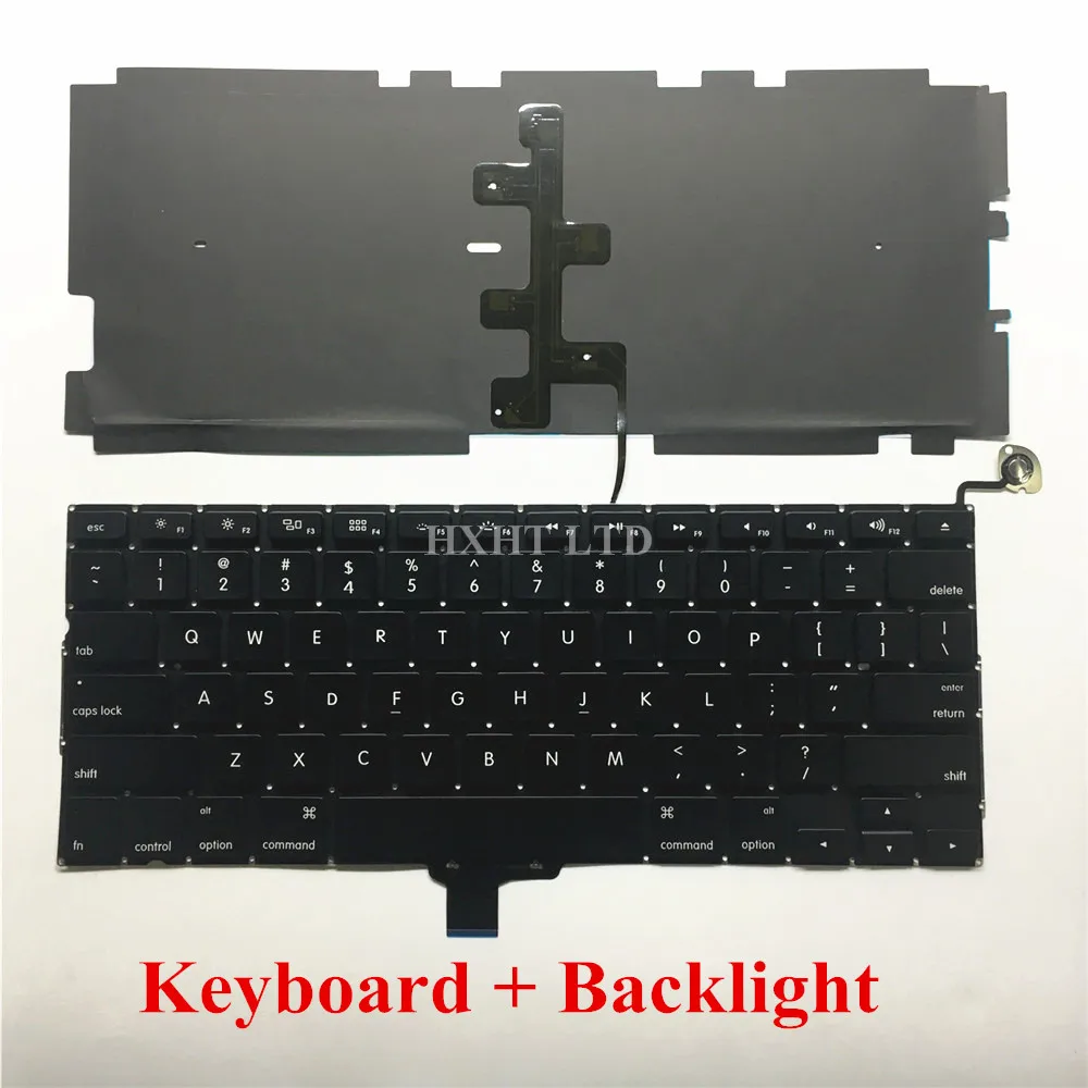Клавиатура A1278 с подсветкой для Macbook Pro 13 дюймов английская раскладка США 2009 2010 2011