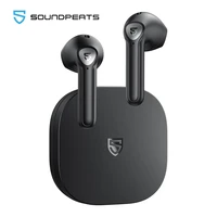 soundpeats trueair 2 wireless earphones bluetooth v5 2 with qualcomm qcc3040 wireless earbuds 4 mic and cvc 8 0 aptx codec