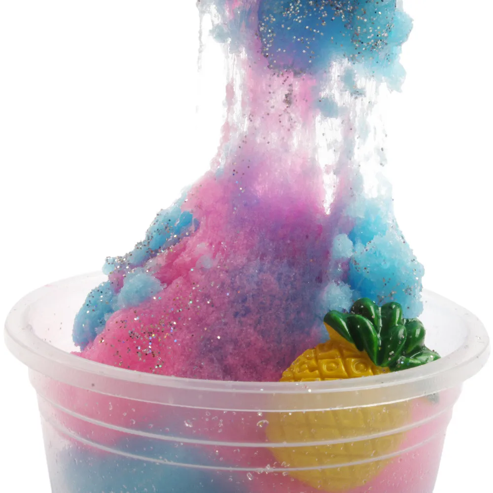 Игрушки стресс смешная Снежная грязь пушистый поплавок слизи антистрессовые