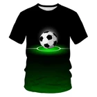 Футболка мужская с 3D-принтом, короткий топ оверсайз, трикотажная футболка с графическим принтом, в винтажном стиле, лето