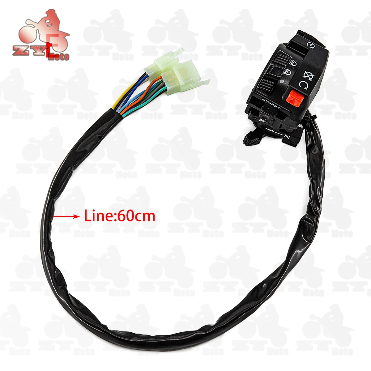 

22mm Motorcycle Switches Motorbike Horn Button Turn Signal Electric Fog Lamp Light Start Handlebar Controller Switch