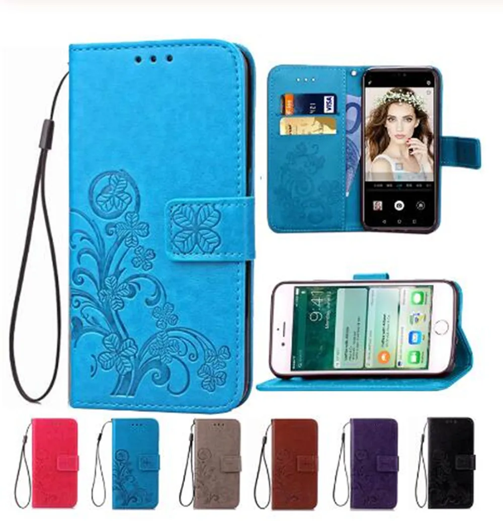 Кожаный чехол-книжка для Телефона Fly FS408 FS407 FS451 FS501 FS551 Power Plus 3 5000 Life Compact 4G View Play |