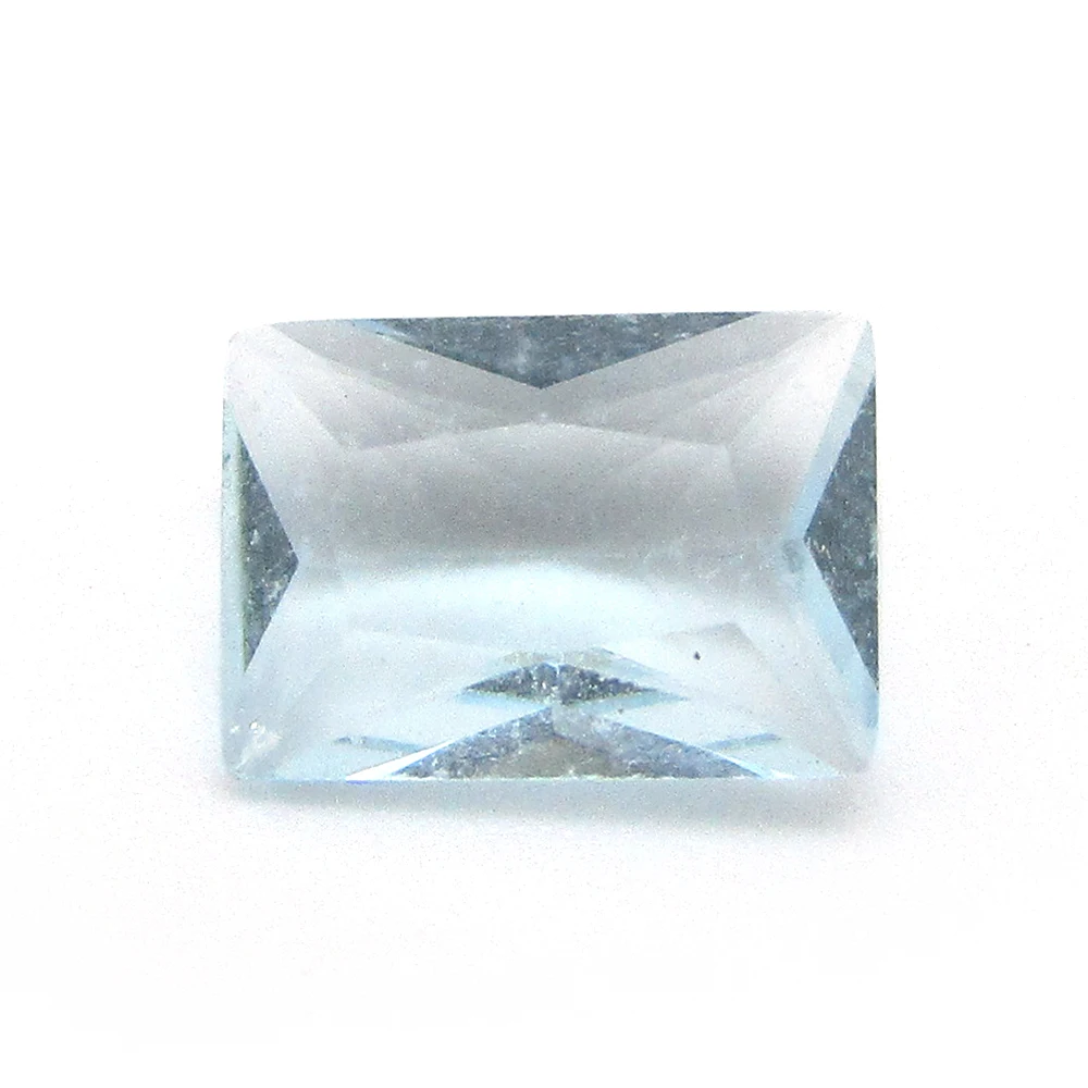 50 шт./лот высокое качество светло-голубой стеклянный драгоценный камень