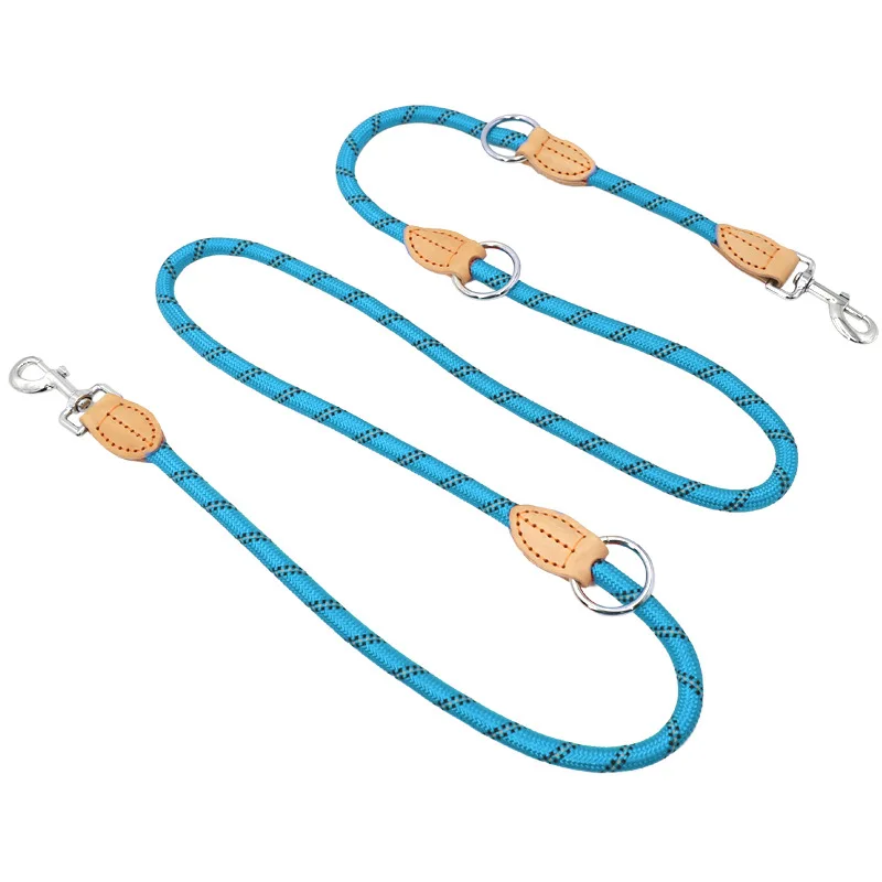 

P Chain Free Hand Dog Rope Leash Slip Collar pet Leads Nylon Dog Mountain Climbing Rope Explosion-proof Chain For Large Dogs