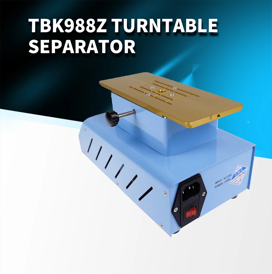 LCD Rotating Separator TBK-988Z Mobile Phone LCD Screen Built-in Pump Vacuum Manual Separator