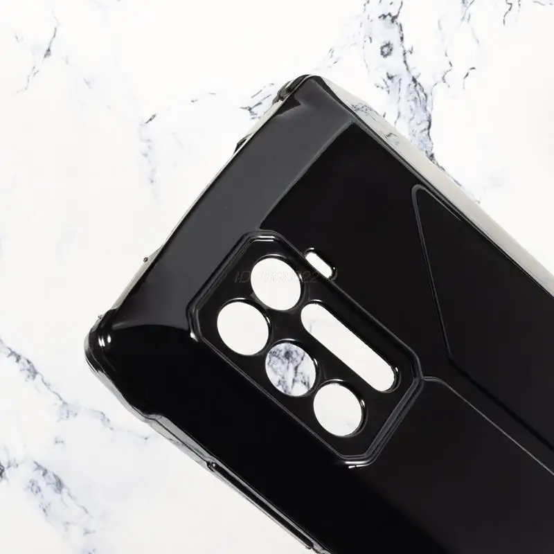 Soft Black TPU Case For Ulefone Power Armor 13 Transparent Phone Case on Glass Ulefone Armor 13 Pelicula Camera Protection Cover