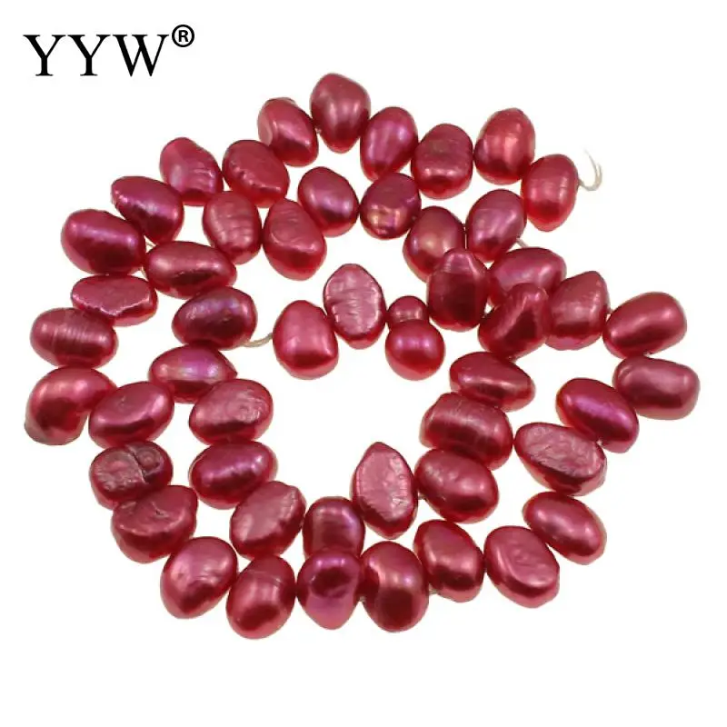 Бусины из пресноводного жемчуга барокко 8-9 мм 14 5 дюйма | Украшения и аксессуары