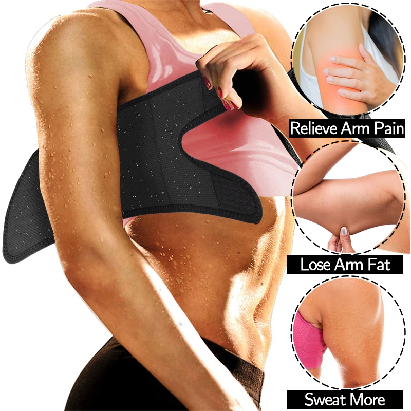 Тонкий триммер для рук обертывание формирователь сауна пот лента сжатие рукавов