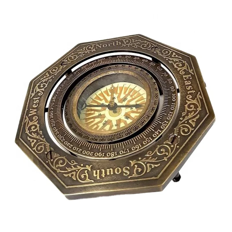 

Retro Style Decorative Handmade Vintage Compass Brass Antique