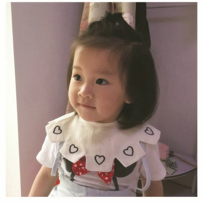 Нагрудник детский для новорожденных мягкая хлопковая бандана градусов 3