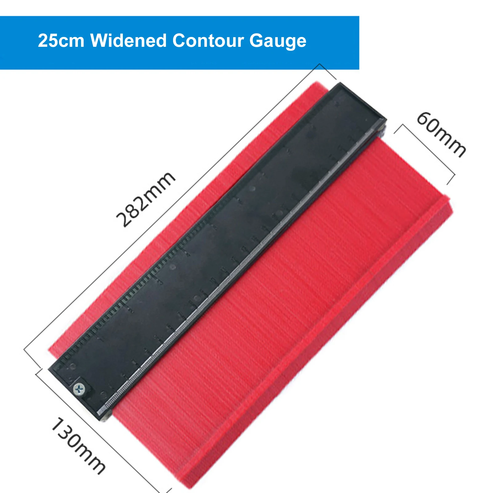 

4.7Inches/ 120MM Contour Gauge Duplicator Irregular Shaping Measure Ruler for Woodworking Tracing Flooring Molding Repairing DIY