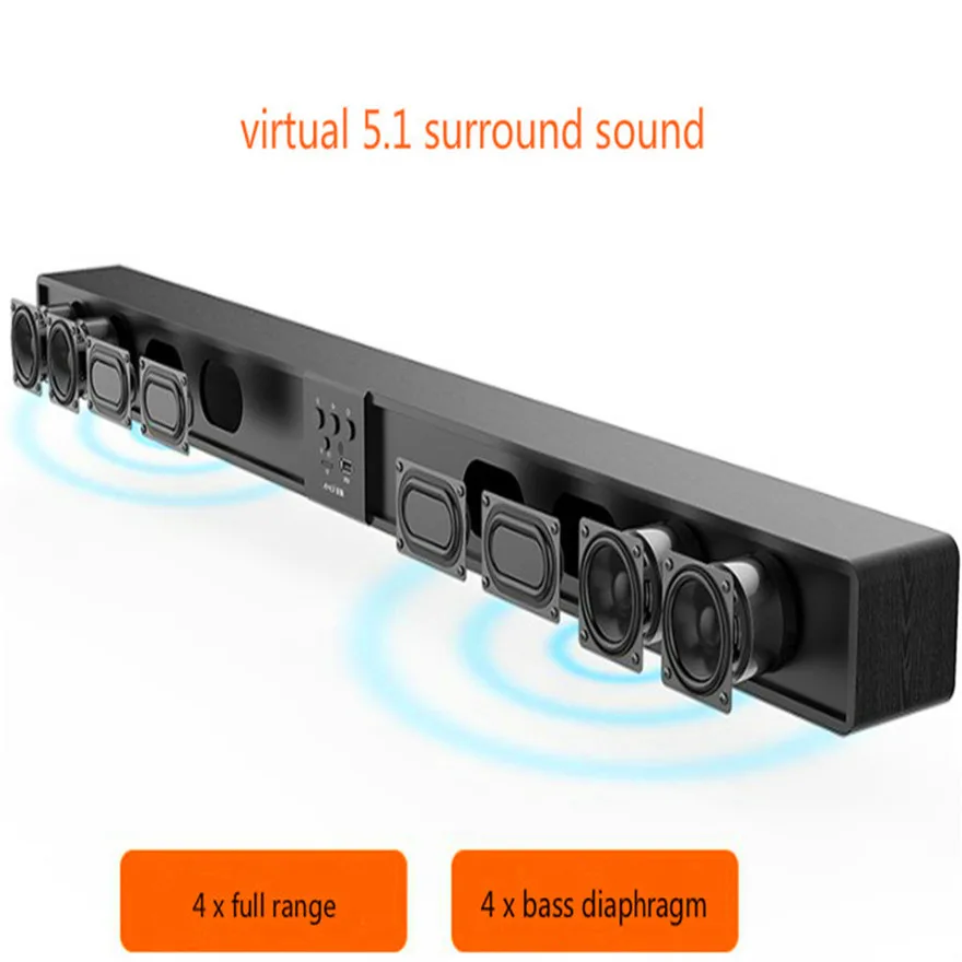 Домашний кинотеатр 5 1 аудио ТВ Панель объемного звука система Usb динамик
