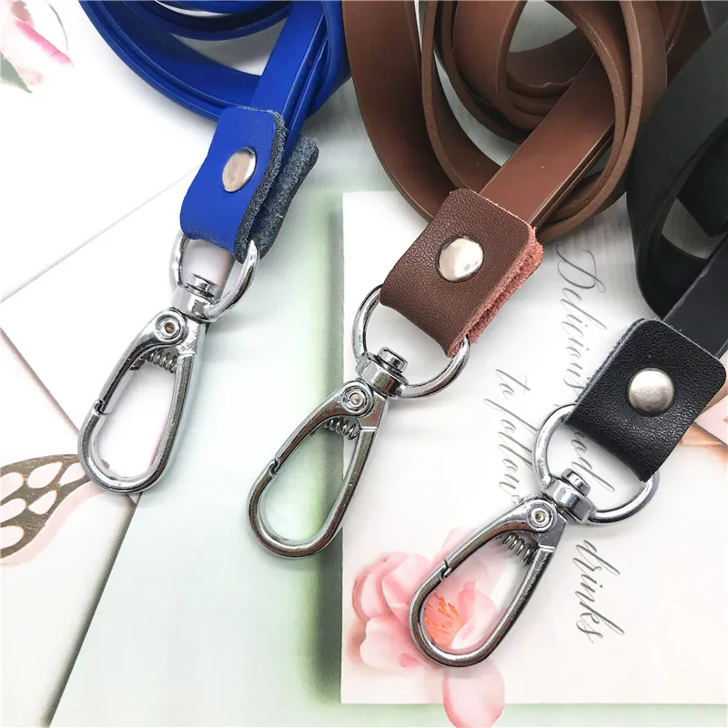 Простой однотонный шейный ремешок брелоки с подвеской на шею мобильный телефон