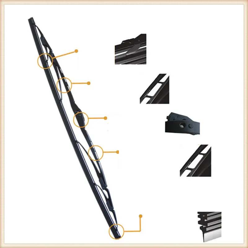 2 шт./лот Автомобильная Щетка стеклоочистителя универсальная U образная для Mazda 3