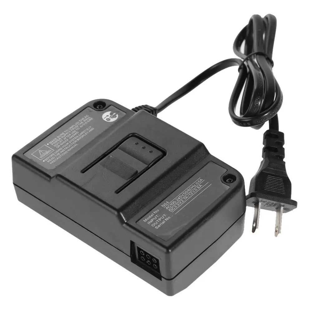 

Адаптер переменного тока, шнур питания, зарядное устройство, шнур питания, кабель питания для Nintendo NES N64, игровые аксессуары DC Nintendo
