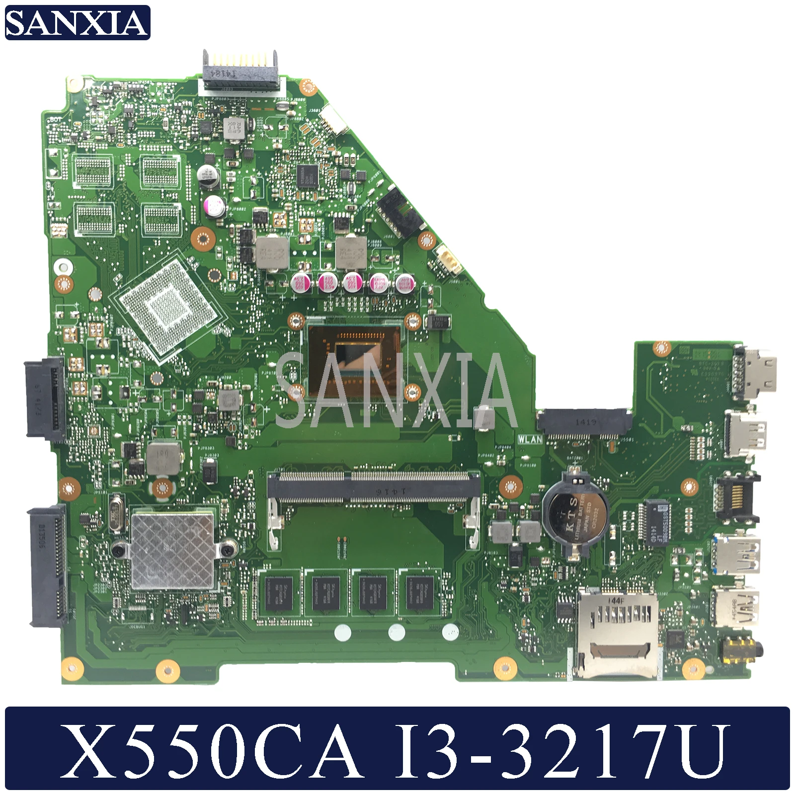 Kefu X550CC материнская плата для ноутбука ASUS X550CA X550CL R510C Y581C X550C оригинальная материнская плата 4GB-RAM I3-3217U