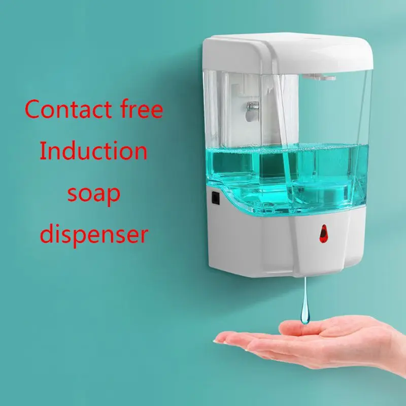 

2021 New 700ml Automatic Soap Dispenser Wall Sensor Liquid Soap Dispensers
