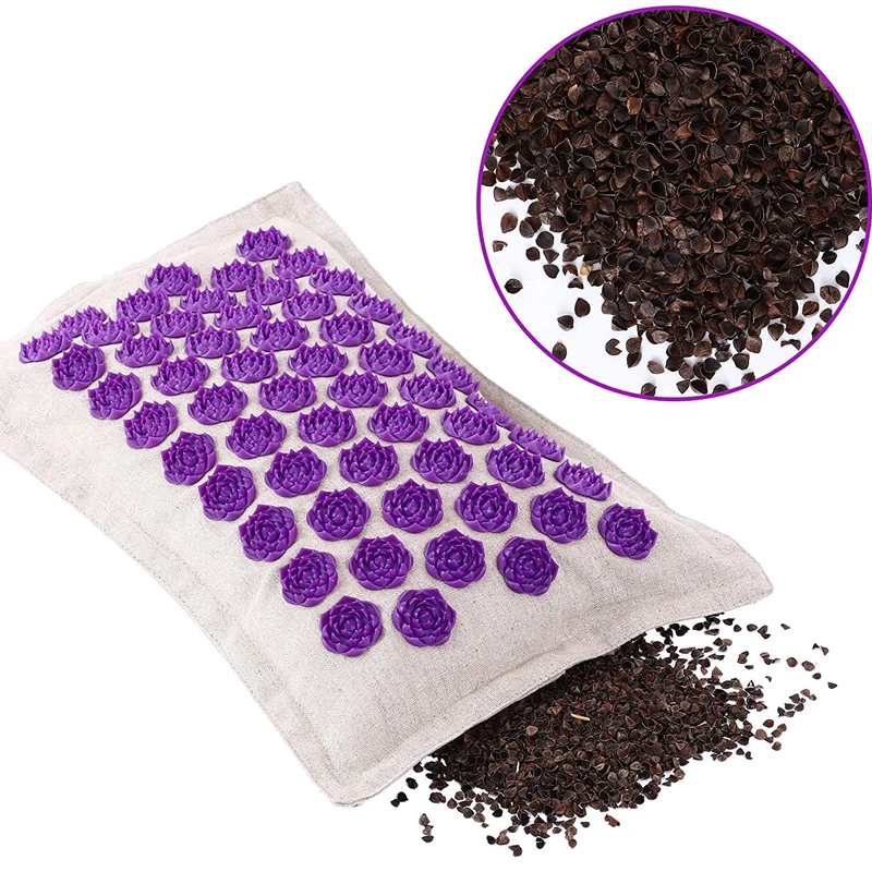 С изображением кокосовых пальм акупрессурном коврике облегчает боль в шип