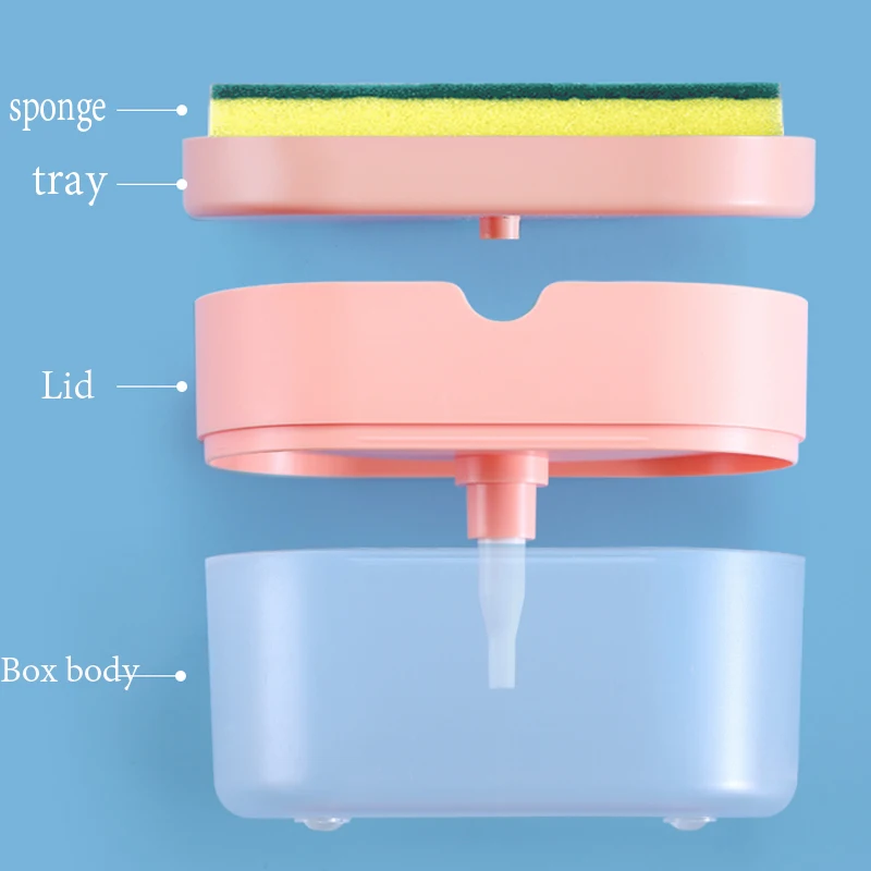 Новая кухонная щетка для мытья посуды и жидкость автоматическое устройство