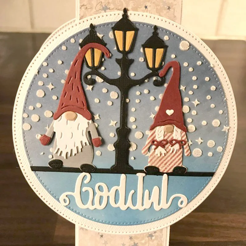 Металлические режущие штампы форма для высечки Рождественский Санта Клаус